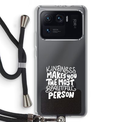 The prettiest: Xiaomi Mi 11 Ultra Transparant Hoesje met koord