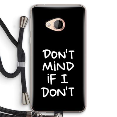 Don't Mind: HTC U Play Transparant Hoesje met koord