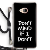 Don't Mind: HTC U Play Transparant Hoesje met koord