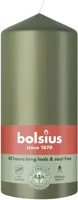 Bolsius stompkaars essentials 6.8x13cm fresh olive