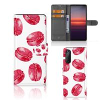 Sony Xperia 5II | Book Cover | Pink Macarons