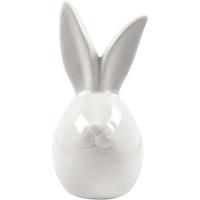 Creativ Company Konijn , h: 11,4 cm, d 5,5 cm, wit, 12 stuk/ 1 doos