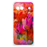 Back Cover Google Pixel 8A Tulips