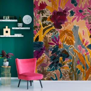 Bloemenbehang Honey Rol Roze