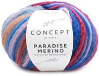 Katia Paradise Merino 501 Wijn rood-Blauw-Oranje-Lila