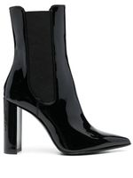 Le Silla bottines Megan 100 mm en cuir - Noir