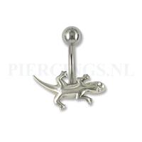 Navelpiercing sterling zilver salamander Navelpiercing sterling zilver salamander