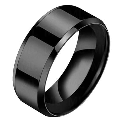 Heren ring Titanium Zwart 8mm-19mm
