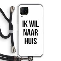 Ik wil naar huis: Huawei P40 Lite Transparant Hoesje met koord
