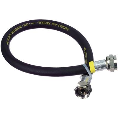 Scanpart gasslang 1/2 100cm aluminium (NL) Fornuis accessoire Zwart