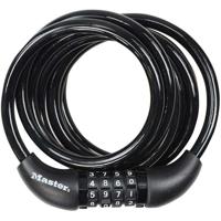 Fietsslot - MASTER LOCK - 8221EURDPRO - 1,8m gedraaide kabel - Programmeerbare combinatie