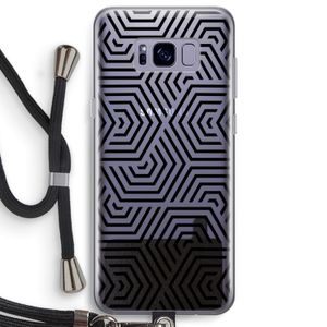 Magic pattern: Samsung Galaxy S8 Plus Transparant Hoesje met koord