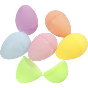 120x stuks surprise eieren pastel kleuren 4,5 cm