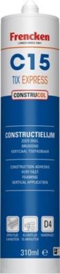 Frencken C15 TIX constructielijm Expresse 310 ml koker bruin