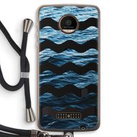 Oceaan: Motorola Moto Z Force Transparant Hoesje met koord