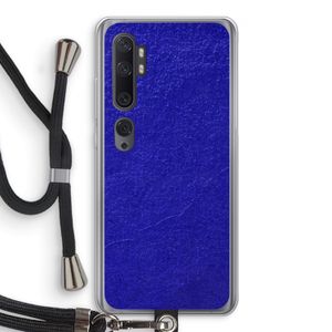 Majorelle Blue: Xiaomi Mi Note 10 Pro Transparant Hoesje met koord