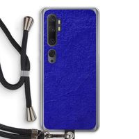 Majorelle Blue: Xiaomi Mi Note 10 Pro Transparant Hoesje met koord