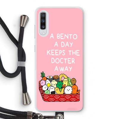 Bento a day: Samsung Galaxy A70 Transparant Hoesje met koord