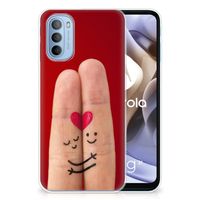 Motorola Moto G31 | G41 Silicone Back Cover Liefde - Origineel Romantisch Cadeau