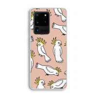 Papegaai: Samsung Galaxy S20 Ultra Transparant Hoesje