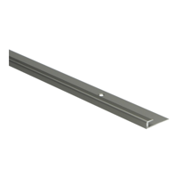 Küberit - Inschuif eindprofiel 806 8mm t.b.v. 5mm PVC RVS - 250cm