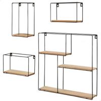 Kapstok Max Home Ijzer Hout MDF (2 Stuks)