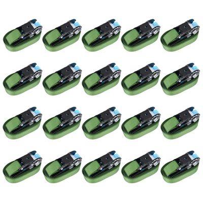 VidaXL Spanbanden 20 st 800 dan 6 m groen