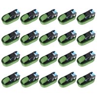 VidaXL Spanbanden 20 st 800 dan 6 m groen