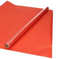 Inpakpapier/cadeaupapier - 1x rol - roodbruin - 70 x 200 cm   -