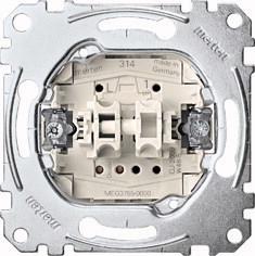 Merten MEG3755-0000 elektrische schakelaar Drukknopschakelaar 1P Metallic