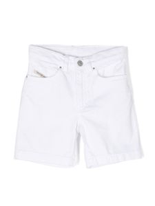 Diesel Kids short en jean - Blanc