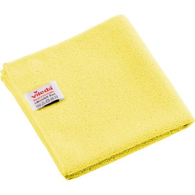 Vileda Professional r-MicroTuff Base microvezeldoek, pak van 5 stuks, geel