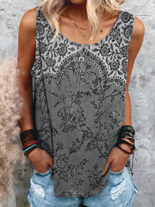 Holiday Sleeveless Boho T-shirt