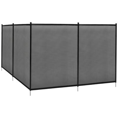 Tuinhek voor Kinderen Beschermomheining voor Zwembad en Tuin Complete Set Vijverhek 360 x 125 cm