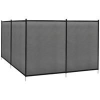 Tuinhek voor Kinderen Beschermomheining voor Zwembad en Tuin Complete Set Vijverhek 360 x 125 cm
