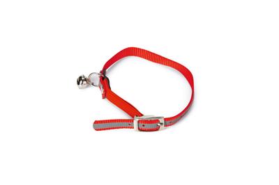 Beeztees Beeztees Reflecterend Kattenhalsband Rood 24-29cm