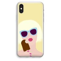 Ice cream: iPhone XS Max Transparant Hoesje