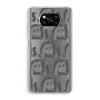 Cats: Xiaomi Poco X3 NFC Transparant Hoesje