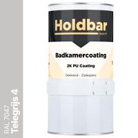 Holdbar Badkamercoating Telegrijs (RAL 7047) 1 kg Holdbar Badkamercoating Telegrijs (RAL 7047) 1 kg