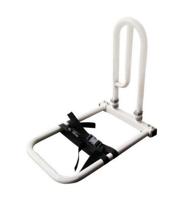 In hoogte verstelbaar bedhek het gemakkelijker maken om op te staan