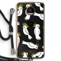 Papegaai: Motorola Moto Z Force Transparant Hoesje met koord