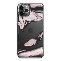 Roze stroom: iPhone 11 Pro Transparant Hoesje