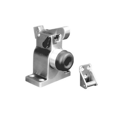 JNF deur vastzetter met schok absorber en haak RVS-geborsteld