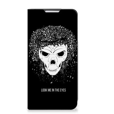 Mobiel BookCase Samsung Galaxy S22 Plus Skull Hair Mobiel BookCase Samsung Galaxy S22 Plus Skull Hair