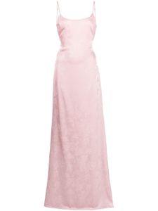 Reformation robe longue Allium - Rose