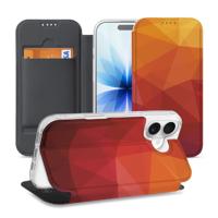 Book Case Apple iPhone 17 Polygon Red