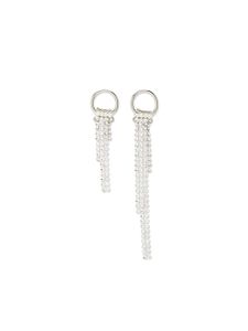 Justine Clenquet boucles d'oreilles Shanon asymétriques - Argent