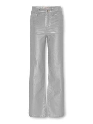 Kids ONLY winter broek meisjes - grijs - KogJuicy - wide leg fit