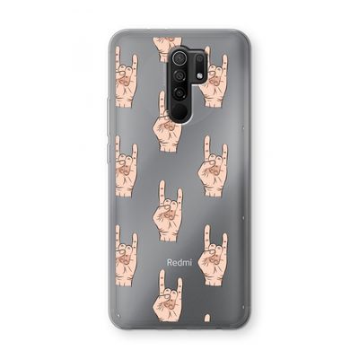 Rock: Xiaomi Redmi 9 Transparant Hoesje