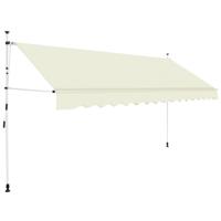 Luifel handmatig uittrekbaar 350 cm crème